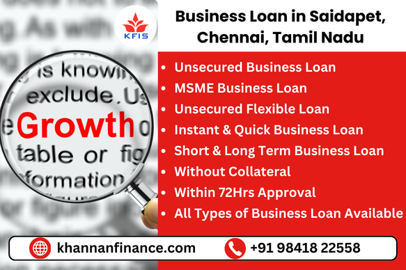 Business Loan In Saidapet